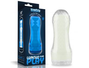 Masturbator Lumino Play świecący Lovetoy biały 20 cm