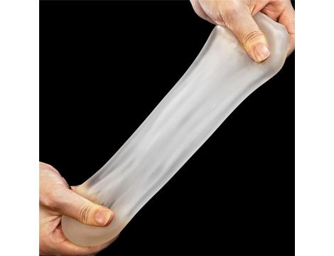 Masturbator Lovetoy Giant Egg Climax Spirals przezroczysty TPE 13 cm - 7