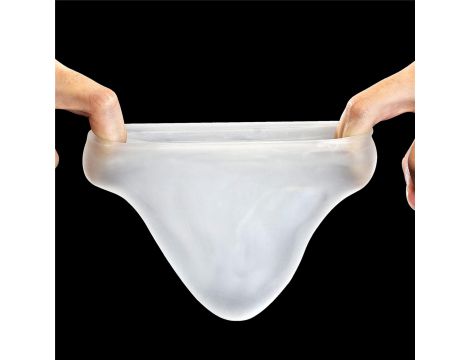 Masturbator Lovetoy Giant Egg Climax Spirals przezroczysty TPE 13 cm - 11