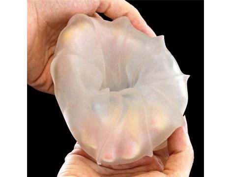 Masturbator Lovetoy Giant Egg Climax Spirals przezroczysty TPE 13 cm - 12