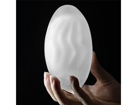 Masturbator Lovetoy Giant Egg Climax Spirals przezroczysty TPE 13 cm - 14