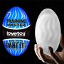 Masturbator Lovetoy Giant Egg Climax Spirals przezroczysty TPE 13 cm - 3