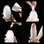 Masturbator Lovetoy Giant Egg Climax Spirals przezroczysty TPE 13 cm - 20