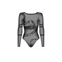 Body erotyczne Obsessive B137 wężowe czarne XL XXL - 6