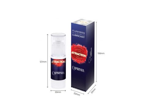 Lubrykant smakowy Attraction Caipirinha 50 ml - 5