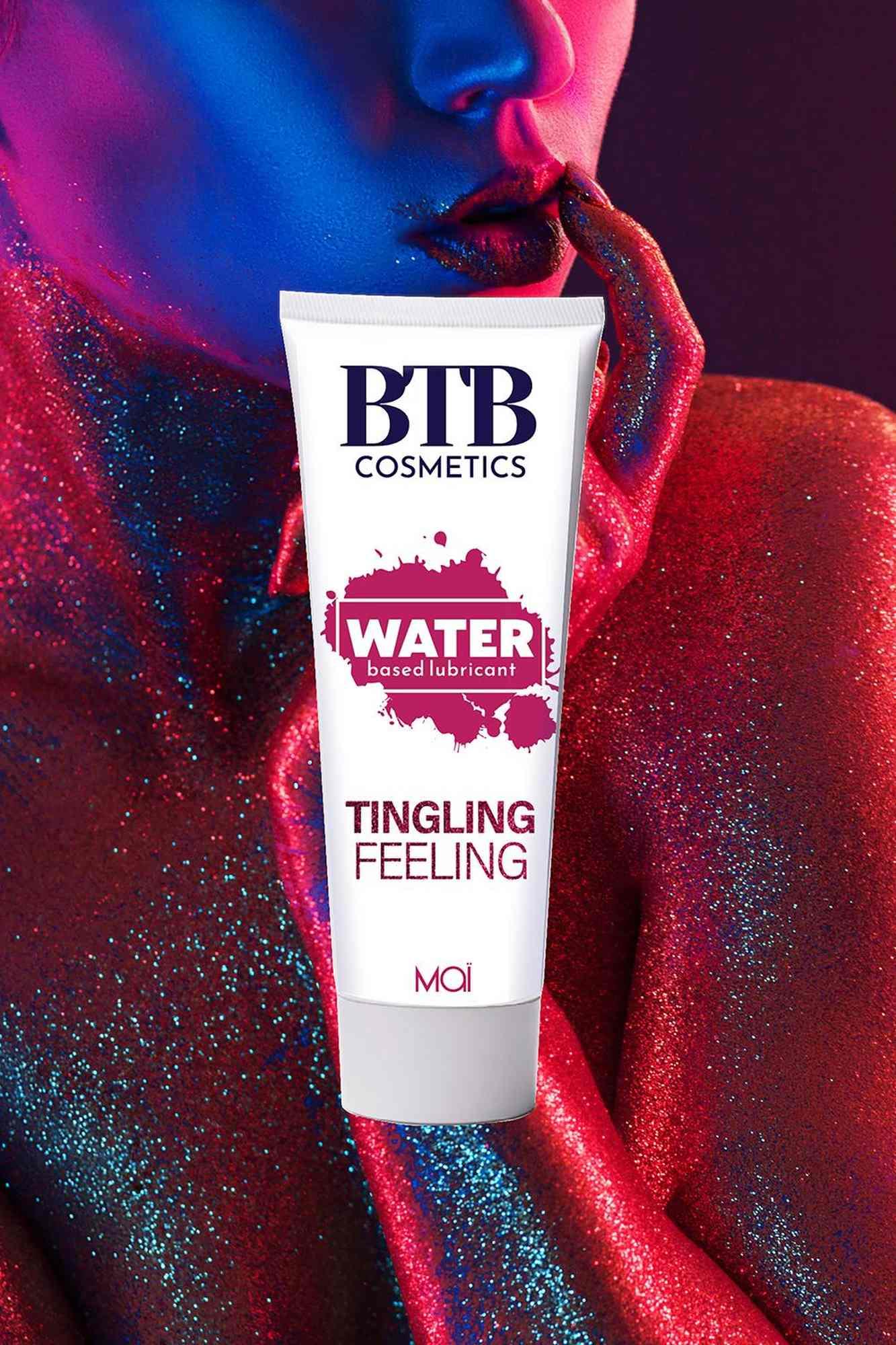 btb water based tingling effect lubricant 100ml