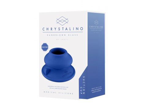 Podstawa z przyssawką silikonowa Chrystalino niebieska - 6