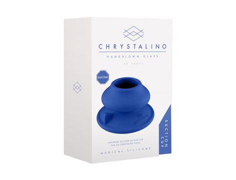 Podstawa z przyssawką silikonowa Chrystalino niebieska - 7