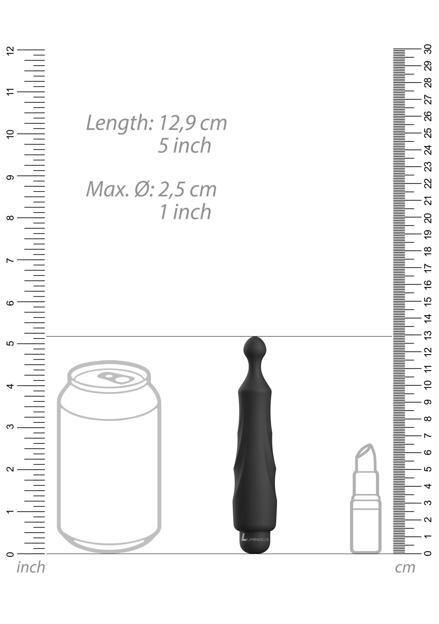 mini wibrator pocisk 10 trybów okrągła końcówka