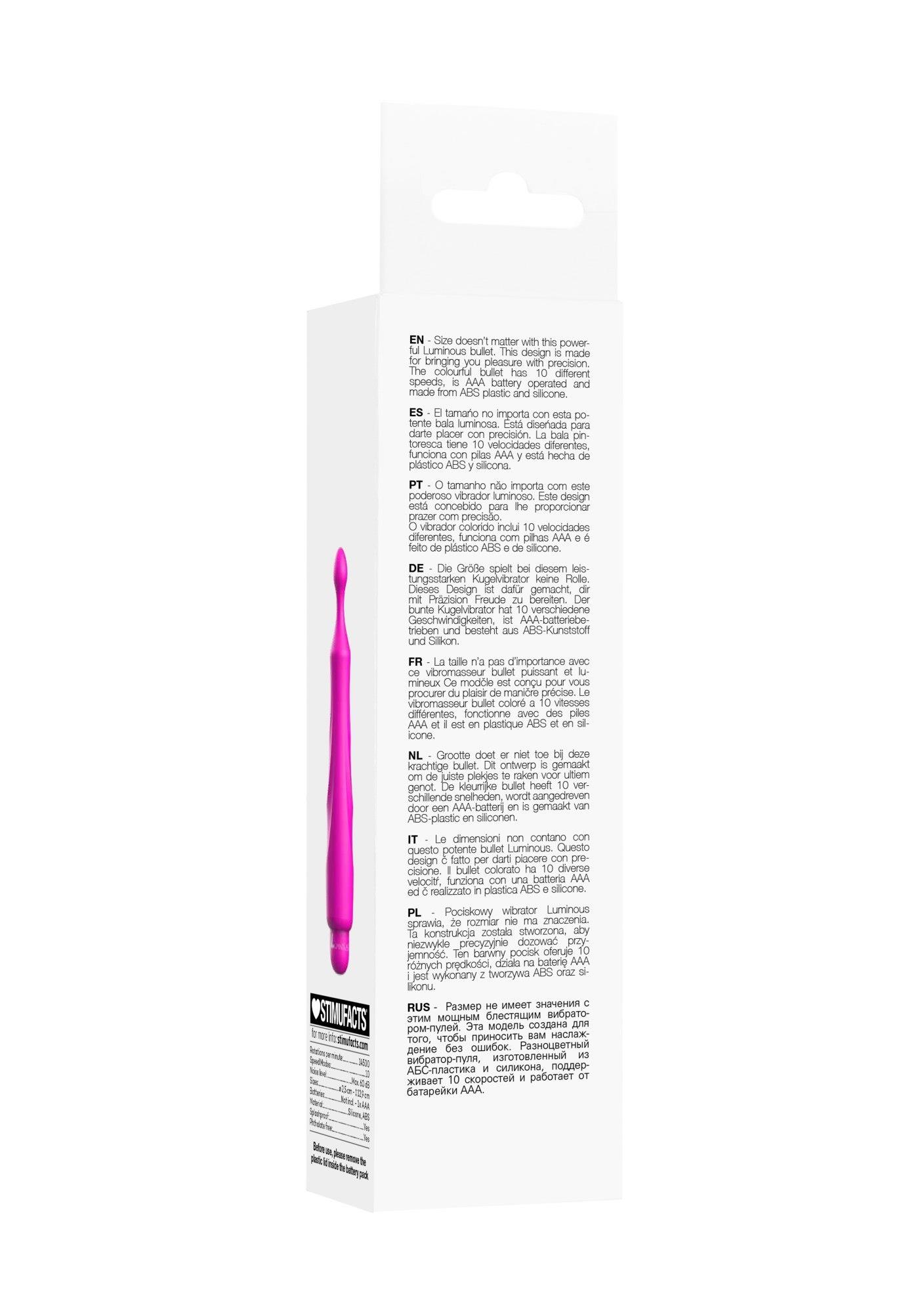 wibrator pociskowy 10 trybów okrągła końcówka