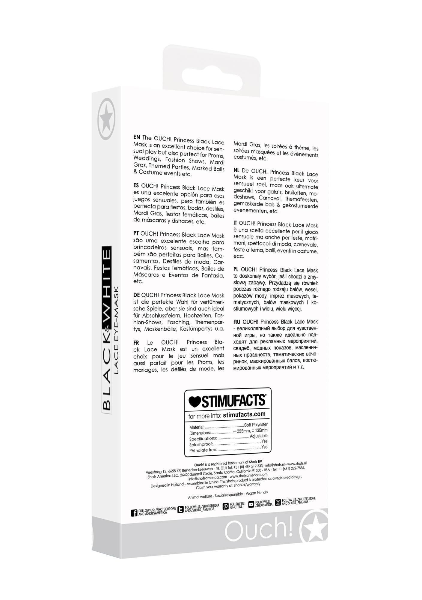 zmysłowa maska koronkowa wenecka na oczy