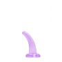 Dildo z przyssawką RealRock Crystal Clear przezroczyste 11 cm - 3