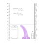 Dildo z przyssawką RealRock Crystal Clear przezroczyste 11 cm - 6