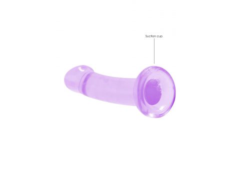 Dildo z przyssawką RealRock Crystal Clear przezroczyste 17 cm - 4