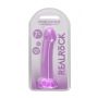 Dildo z przyssawką RealRock Crystal Clear przezroczyste 17 cm - 2