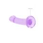 Dildo z przyssawką RealRock Crystal Clear przezroczyste 17 cm - 5