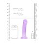 Dildo z przyssawką RealRock Crystal Clear przezroczyste 17 cm - 6