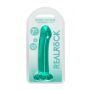 Dildo RealRock Crystal Clear przezroczyste z przyssawką 17 cm - 2