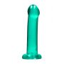 Dildo RealRock Crystal Clear przezroczyste z przyssawką 17 cm - 3