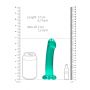 Dildo RealRock Crystal Clear przezroczyste z przyssawką 17 cm - 7