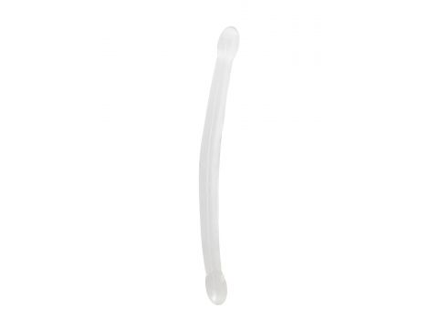 Podwójne dildo przezroczyste RealRock 42 cm - 2