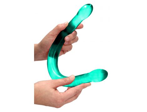 Podwójne dildo przezroczyste RealRock Crystal Clear 42 cm - 3