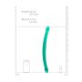 Podwójne dildo przezroczyste RealRock Crystal Clear 42 cm - 5