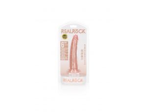 Dildo realistyczne slim RealRock z przyssawką 15,5 cm