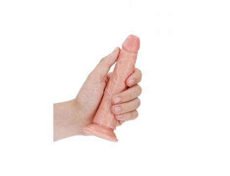 Dildo realistyczne slim RealRock z przyssawką 15,5 cm - 6
