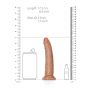 Dildo realistyczne smukłe RealRock z przyssawką 15,5 cm - 8