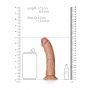 Dildo realistyczne zakrzywione RealRock z przyssawką 15,5 cm - 8