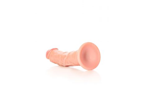 Realistyczne zakrzywione dildo z przyssawką RealRock 20,5 cm - 6