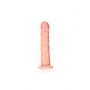 Realistyczne zakrzywione dildo z przyssawką RealRock 20,5 cm - 3