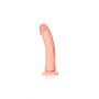 Realistyczne zakrzywione dildo z przyssawką RealRock 20,5 cm - 4