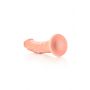 Realistyczne zakrzywione dildo z przyssawką RealRock 20,5 cm - 7