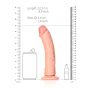 Realistyczne zakrzywione dildo z przyssawką RealRock 20,5 cm - 8