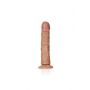 Realistyczne dildo zakrzywione z przyssawką RealRock 20,5 cm - 3