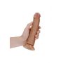 Realistyczne dildo zakrzywione z przyssawką RealRock 20,5 cm - 6