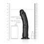 Dildo realistyczne zakrzywione RealRock z przyssawką 23 cm - 8