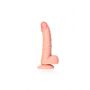 Dildo realistyczne zakrzywione RealRock z moszną 15.5 cm - 5