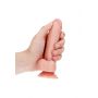 Dildo realistyczne zakrzywione RealRock z moszną 15.5 cm - 6