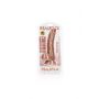 Dildo realistyczne zakrzywione z jądrami przyssawka RealRock 18 cm - 2