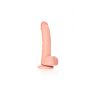 Dildo realistyczne zakrzywione z moszną i przyssawką RealRock 20,5 cm - 4