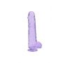Realistyczne dildo żelowe z jądrami RealRock 25 cm - 7
