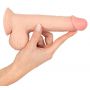 Dildo realistyczne z ruchomą skórą Nature Skin 19 cm - 15