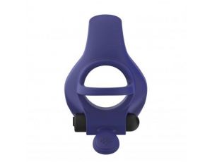 Pierścień wibrujący Gladiator Toyz4lovers niebieski USB