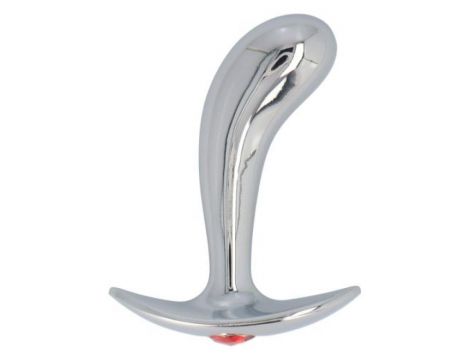 Korek analny aluminiowy Wacky Sailor srebrny 7,9 cm - 2