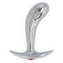 Korek analny aluminiowy Wacky Sailor srebrny 7,9 cm - 2