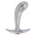 Korek analny aluminiowy Wacky Sailor srebrny 7,9 cm