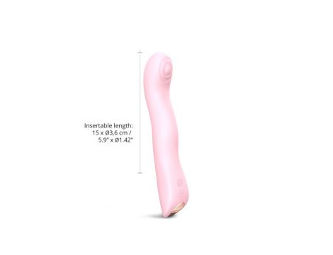 Wibrator punktu G potrójny SWAP Love to Love różowy 15 cm - 8